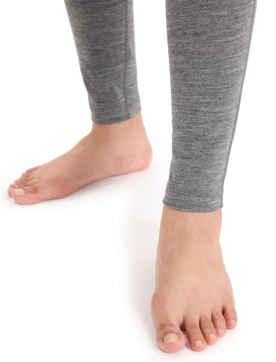 Icebreaker Merino 200 Oasis Thermal Női Leggings Szürke | HU 1550MQZA